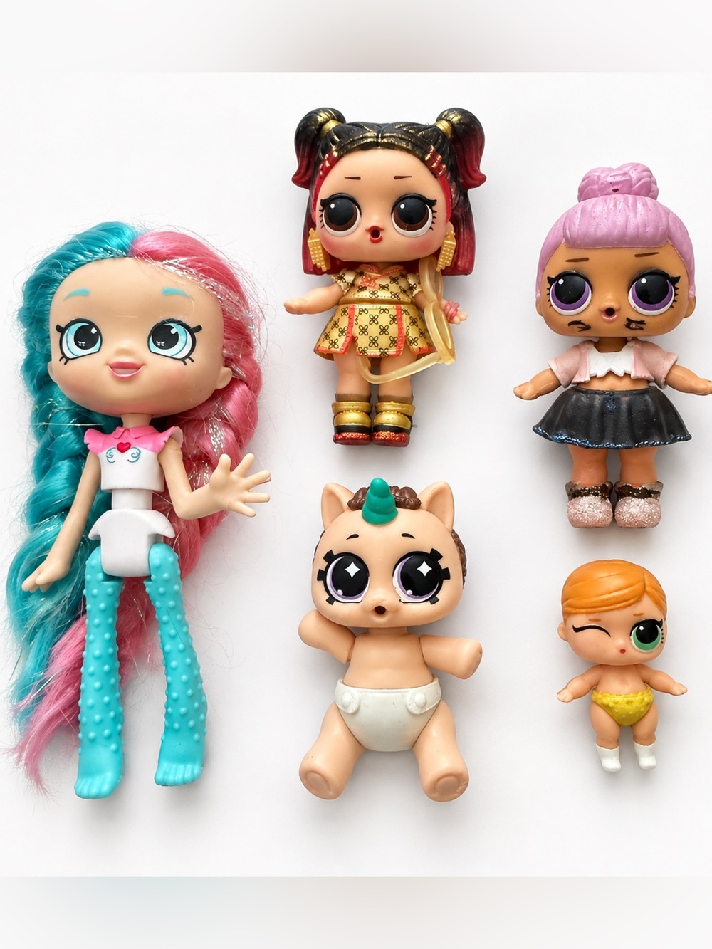 LOL Surprise Shopkins & Zuru Doll Lot of 5